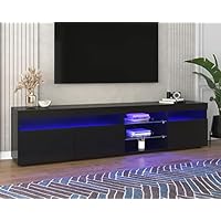 Led hoogglans tv meubel 200 cm (wit) - Meubels kopen? | Korting tot 10