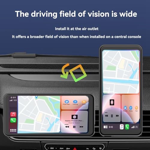 Reproductor inalámbrico CarPlay Android Auto y pantalla de 6,5 pulgadas 3