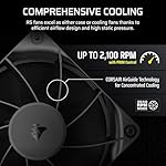 CORSAIR RS120 120mm PWM Fans – Daisy-Chain Connection – Low-Noise – Magnetic Dome Bearing – Triple Pack – Black - Image 4
