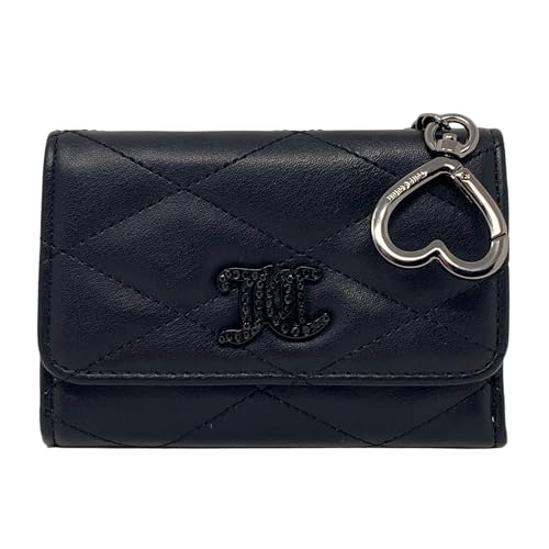 Juicy Couture Double Sided Trifold Wallet in Liquorice Quilted
