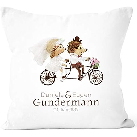 SpecialMe® personalisierbare Kissenhülle zur Hochzeit Cover