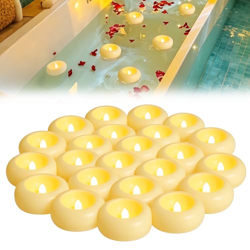 Bougies flottantes LED pour illuminer vos moments de détente et de fête