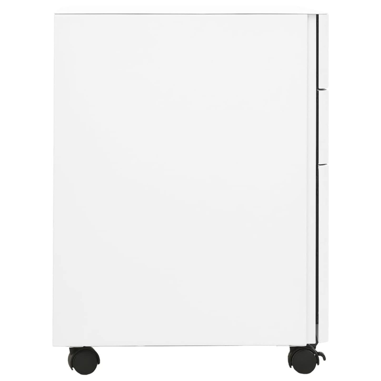 ZEYUAN Schedario Mobile Bianco 30x45x59 cm in Acciaio,Schedario,Schedario da Ufficio,Mobiletto per Documenti(SPU:335982)