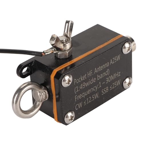 ASHATA Portable Short Wave Antenna, Portable HF End Fed Antenna, 1‑30MHZ FE8 CW SSB 1:49 Balun Short Wave Pocket End Fed Radio Antenna Or Outdoor, ASHATAA9OCQF1BEX