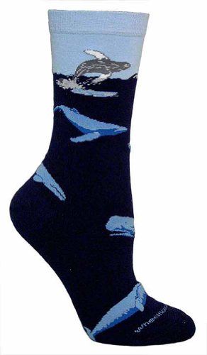Wheel House Designs Women's Whale Socks
