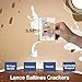 Lance Saltines Crackers (75 Packs) individually wrapped, 2 Cracker Pouches - Ideal for Snacks, Toppings, Dips, Soups, Salads & More - Perfect for travel, Picnics, Parties, Camping, Road Trips, Office Snacks