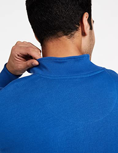 Image of Amazon Brand - Symbol Women's Men's Cotton Blend High Neck Fleece Sweatshirt (Available in Plus Sizes)
