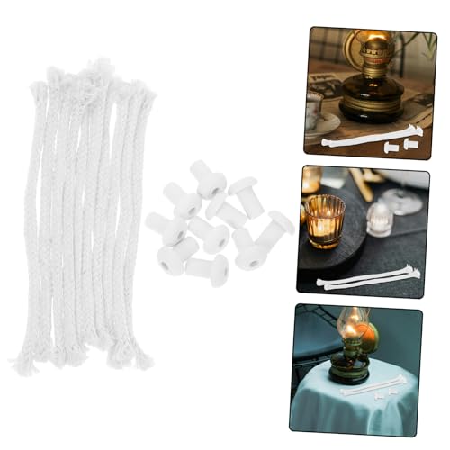 10 sets de mechas de algodón para lámpara de aceite miniatura 7