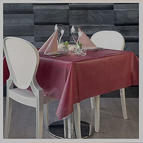 Tovaglie TNT - Formato cm. 100x100 - Confezione da 25 tovaglie in Tessuto Non Tessuto Ideali per ristoranti, pizzerie, alberghi, trattorie (25, Bianca)