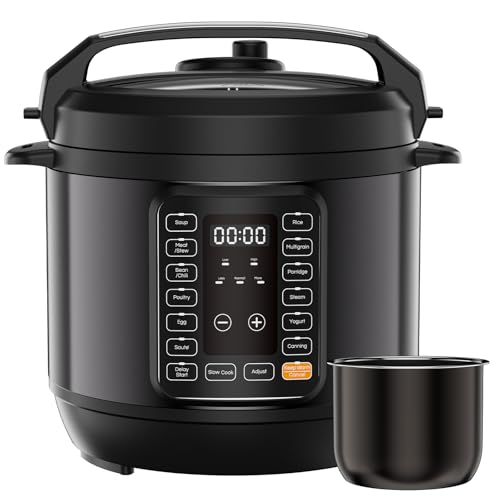 DUMOS 16-in-1 Electric Pressure Cooker, 6QT Programmable Multi Cooker with