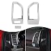 Voodonala Chrome Dashboard Air Condictioning Outlet Vent Decorative Trim Ford F150 2015 2016 2017