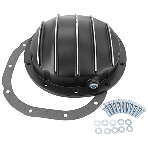 Tektall 10 BOLT Differential Cover 8.5 Inch & 8.6 Inch Ring Gear Diff Cover Cast Aluminum Replacement thumb #1