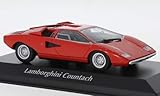  Lamborghini Countach LP 400, rot, 1970, Modellauto, Fertigmodell, Maxichamps 1:43