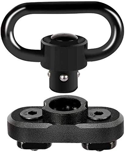 TPO M-Lok QD Sling Swivel Mount Quick Detach Sling Attachment with Push Button for Mlok