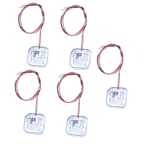 HAPINARY 5 Piezas Sensor de Carga para Báscula Humana de Sensores de Pesaje con Puente de Media Resistencia Adecuado para Básculas Portátiles y Dispositivos de Medición HAPINARY 5 Piezas Sensor de Carga para Báscula Humana de Sensores de Pesaje con Puente de Media Resistencia Adecuado para Básculas Portátiles y Dispositivos de Medición