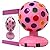 Disco Ball Lamp 360 Degree Motion Rotating Multi-Colored Changing Magic KTV Fash Light Great for Party Bar, Home Decor, Dance, Game Accessories, Stress Reliever or Dj Light Effect Christmas (Pink)
