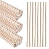 Embalaje a granel para palos de hobby: 120 barras de madera, 11,81 pulgadas talladas a mano | Bastones de construcción multifuncionales para mezclar pintura, clase de arte escolar, modelismo de