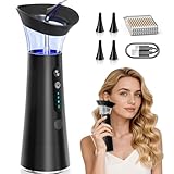 Electric Ear Wax Removal with Separated Dual Tank, IPX6 Waterproof Ear Cleaner Kit, Water Temperature Detection, FSA/HSA Eligible & Ergonomic Upright Rinse Design, USB-A to C Cable