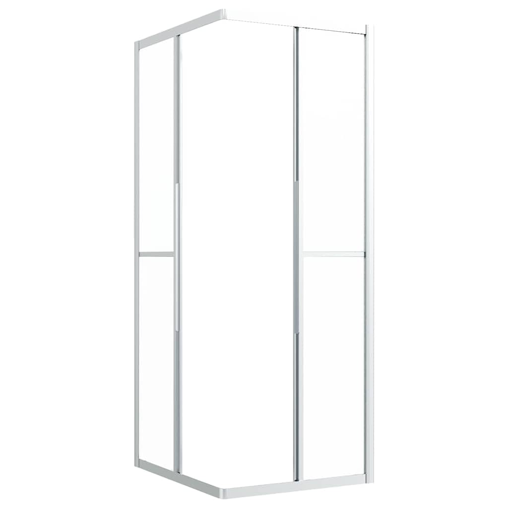 Cabina de ducha ESG mate, 90 x 70 x 180 cm, con marco de aluminio, ahorra espacio, ducha esquinera, mampara de ducha mate, puerta corredera silenciosa, incluye accesorios de montaje para baño