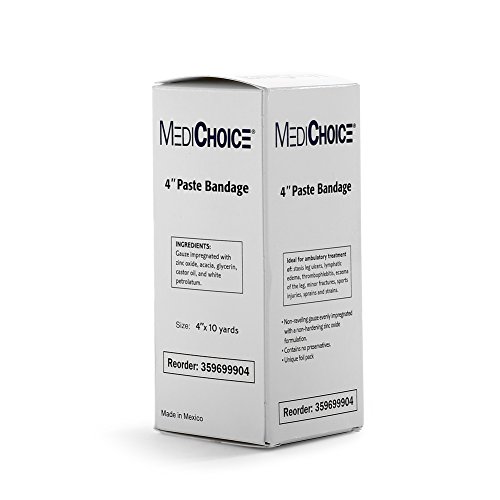 MediChoice Unna Boot Compression Bandage, Paste, 4 Inch x 10 Yards, White, 1314099904 (Caja de 12) miniatura 2