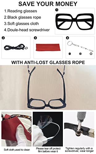 Image of OCCI CHIARI Stylish Reading Glasses Women's Readers Comfort Eyeglasses
