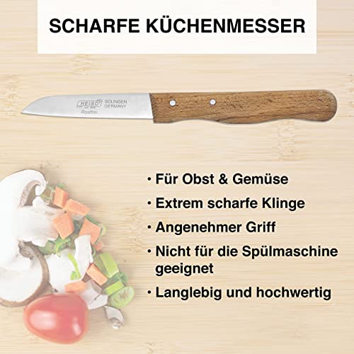 Gemüsemesser HEISO scharfes Messer aus rostfreiem Stahl