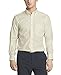 Eagle Men's Non Iron Regular Fit Solid Button Down Collar Dress Shirt, Cornsilk, 17