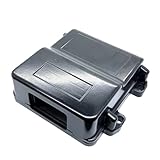 PTREWB 1 Set 24 Pin Automotive ECU Aluminum PCB Box Enclosure With Mating Male Female Fci Wiring Connectors With Terminal(Silver)