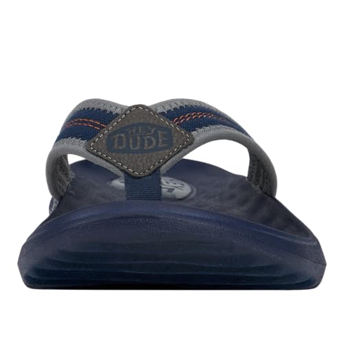 Image of HEYDUDE Men's Myers Flip Classic Sandal | Lightweight Flexible Outsole | Travel Ready Flip Flop