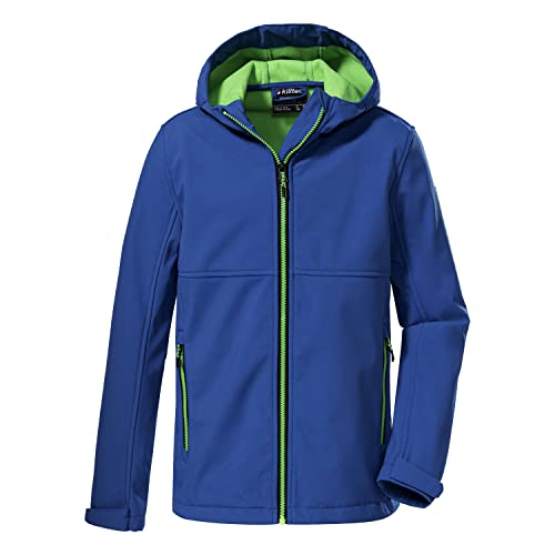killtec Jungen Softshell Jacke mit Kapuze KOW 202 BYS SFTSHLL JCKT, blau,...