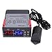 STC-3028 DC 12V Digital Display Thermostat Temperature Controller Adjustable Thermostat Controller with SHT20 Waterproof Sensor