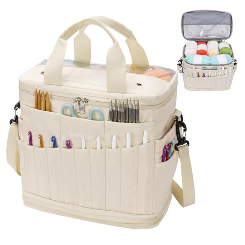25 Christmas Gift Ideas for Crochet Lovers in 2026 8 Expandable Crochet Bag with Compartments