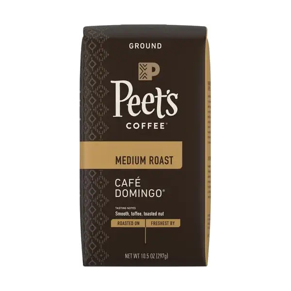 Peet's Coffee, Medium Roast Ground Coffee - Cafe Domingo 10.5 Ounce Bag 2