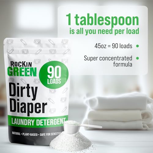 image for Rockin' Green Laundry Detergent, Plant based, All Natural Laundry Dete