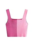 Verdusa Women's Casual, Colorblock Pink, Small