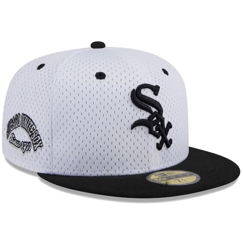 New Era Men Chicago White Sox Fitted Hat (White)