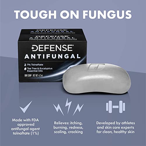 image for Defense Soap Defense Antifungal Bar Soap 2-Pack | Jock Itch, Ringworm,