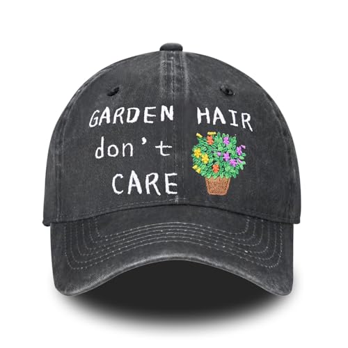 Image of Embroidered Baseball Cap for Women Men Vintage Adjustable Washed Distressed Denim Baseball Hat