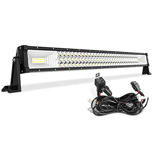 AUTOSAVER88 LED Light Bar 30-32 in Triple Row 378W Flood Spot Combo Beam