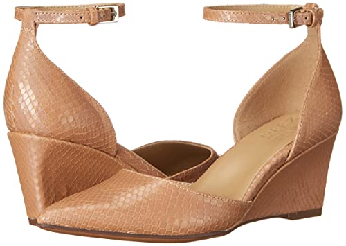 Naturalizer Women's Danae Pump, Taupe Snake Print Leather, 9 #TOP6