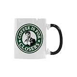 Funny Boss Mug - Coffee is for Closers Coffee Mugs Heat Sensitive Morph Mug Ceramic Material Color C
