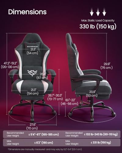 songmics ergonomic office chair product info and reviews