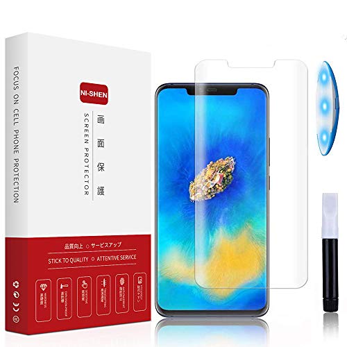 Ni-SHEN Compatible for Tempered Glass Screen Protector Huawei Mate 20 Pro,[Case Friendly] Screen Protector Compatible for Mate 20 Pro 6.39