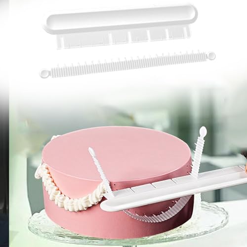 Regla multiusos para tartas con bordes firmes para repostería casera 7