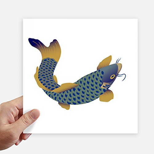 Stickers poisson bleu 20cm DIYthinker pour décorer une moto - 2