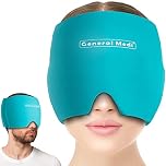General Medi Headache and Migraine Ice Wrap, Cold Therapy Migraine Relief, Headache Ice Hat Cold Compress, Great for Puffy Eyes, Tension, Sinus & Stress Relief