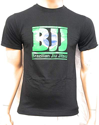 Woldorf Usa Brazilian Flag Jiu Jitsu T-Shirt In Black With Bjj Size L Martial Arts, Fighting Equipment, Kickboxing T-Shirts, Casual Cloths, T - Shirts #TOP6