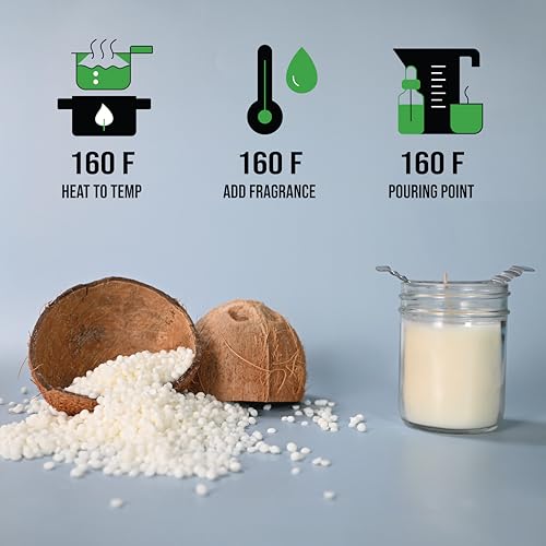 image for American Soy Organics Freedom Coconut Soy Wax Beads for Candle Making 