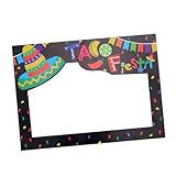 Cabilock Marco De Fotos para De Carnaval Mexicano Accesorio De Fiesta Soporte De Fotos De Papel Ecológico Accesorio Elegante para Celebraciones