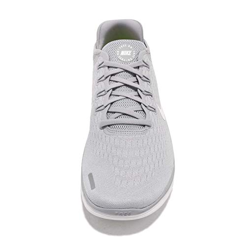 Nike Nike Free Rn 2017, Unisex Sneaker, Grey Wolf Grey White White Volt 003, 6 US
